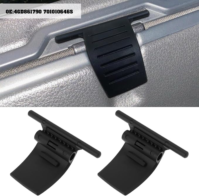 OTOTEC 2Pcs Sunshade Curtain Hook Clip 4GD861790 701010646S Compatible with Audi A6 C7 2012–2018