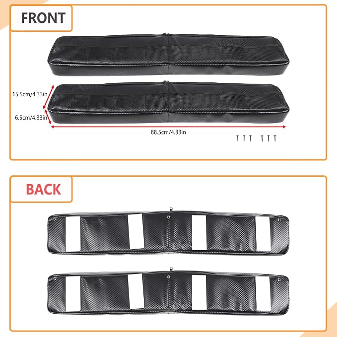 Aunginsy 2Pcs Trunk Organizer Compatible with Toyota FJ Cruiser 2007-2024+, Car Rear Tailgate Storage Bag Back Door Panel Storage Pocket Box Multi-Compartment Oxford Cloth Expansion Space Accessories