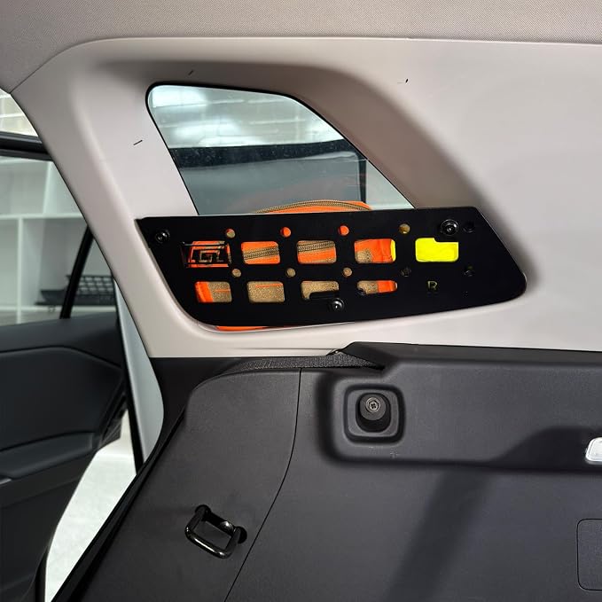 HIGH FLYING for Toyota RAV4 2026 2027 Car Accessories Modular Storage Molle Panel Cargo Shelf Organizer Luggage Carrier Rack Aluminum Alloy (Storage Box A)