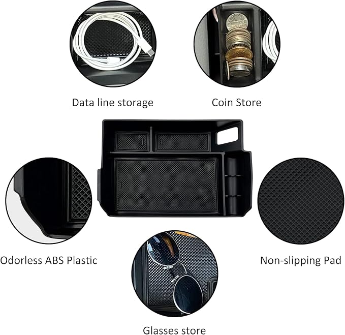 Compatible with Toyota Sienna 2021 2022 2023 2024 2025 2026 Accessories Center Console Tray Organizer