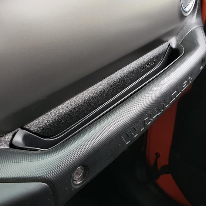 YOCTM GrabTray Interior Storage for Jeep Wrangler JL Passenger Storage Tray Fits 2018 2019 2020 2021 2022 2023 JLU Sports Sahara Freedom Rubicon X & Unlimited 4XE Interior Accessories