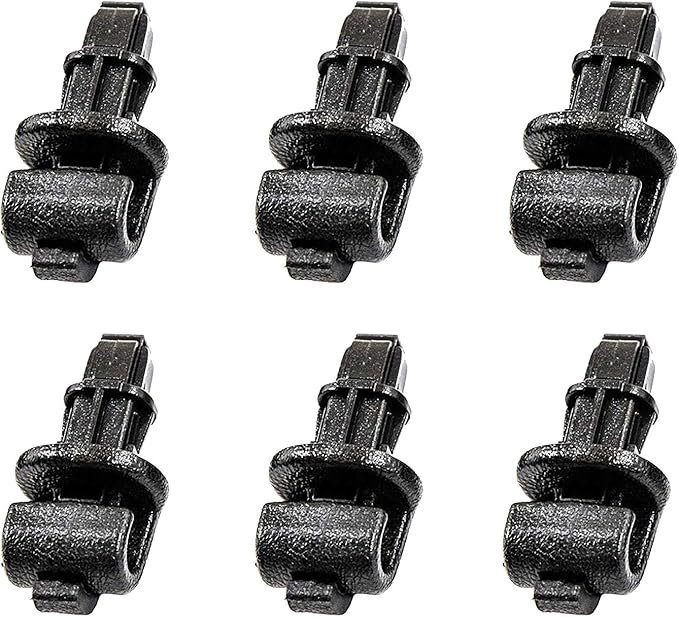 Xislet Set of 6 Sunshade Hook Clips Replacement for Odyssey Compatible with 2005-2010 Odyssey Sliding Door Holder 83-715-SHJ-A21ZA, 83715-SHJ-A21ZA