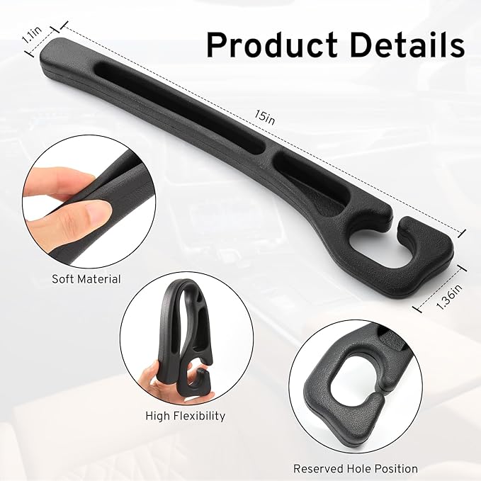Car Seat Gap Filler Organizer for Ford Explorer Escape Fusion Bronco Edge 2026 2025 2024 2023-2000 Plug with Storage Slot Strip No-Drop Seat Side Gap with Phone Holder - 2 Pack