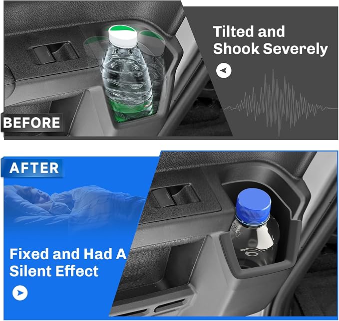 SXCY 3PCS for 2025 2026 Toyota 4Runner Center Console Organizer + Front&Rear Cupholder for 2025 Toyota 4Runner Accessories 2025 6th Gen 4Runner Center Console Tray Armrest Organizer(w/Coin Holder)