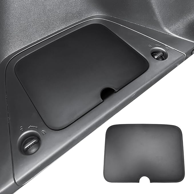Rear Trunk Side Storage Lid Compatible with 2023 2024 2025 Honda Pilot Accessories 7 & 8 Seat Models ONLY, Trunk Organizer Left Driver Side Pocket Cover Hidden Compartment, Durable ABS