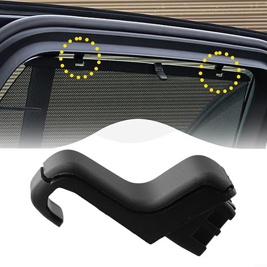 Car Window Sun Shade Hook For BMW, X5 G05 G06 Rear Door Sunshade Clip, 2018-2025 X6 G06 2020-2025 OEM Replacement Part, 51357479511 (1 pack)