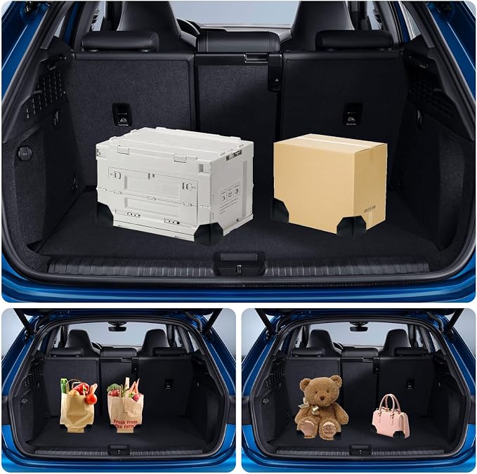 8 Pack Adjustable Hook and Loop Trunk Organizer Blocks for Car & Truck | Non-Slip Lining, Designed for Felt-Lined Car Interiors (3.94"x3.94"x3.94")
