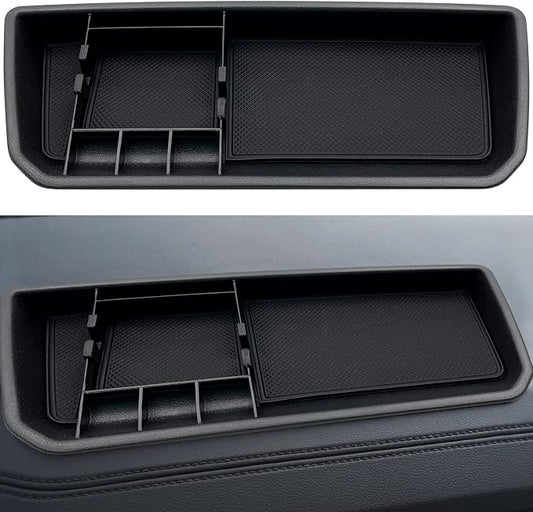 for VW Atlas and Cross Sport Accessories Dashboard Organizer 2018 2019 2020 2021 2022 2023 Insert ABS Box Storage (Not fit for 2024)