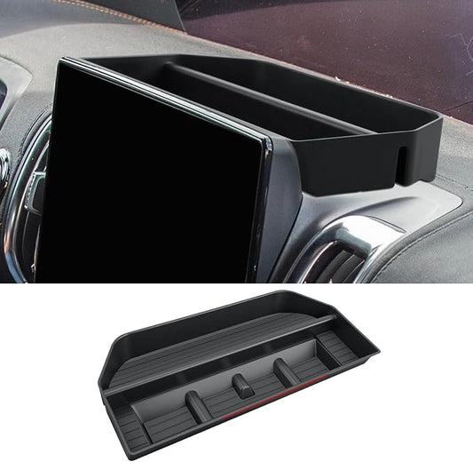 CDEFG for 2026 Ford Expedition Dashboard Storage 13.2" Screen Organizer, for 2025 2026 Ford Expedition Accessories Dash Behind-Screen Storage Box