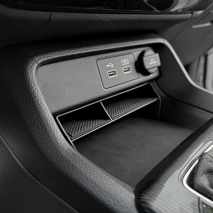 Thenice for 11th Gen Civic Center Console Organizer Caddy Glove Storage Box Compatible with Honda Civic 2022 2023 2024 2025 2026