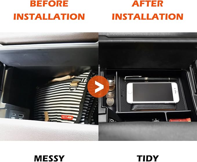 Compatible with Toyota Sienna 2021 2022 2023 2024 2025 2026 Accessories Center Console Tray Organizer