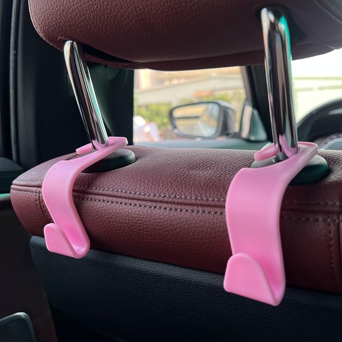 12 Pcs Bling Car Interior Accessories，Universal Car Seat Headrest Hook，Daisy Flower Air Vent Clip，Bling Car Coasters, Bling Cup Holder Insert Coasters