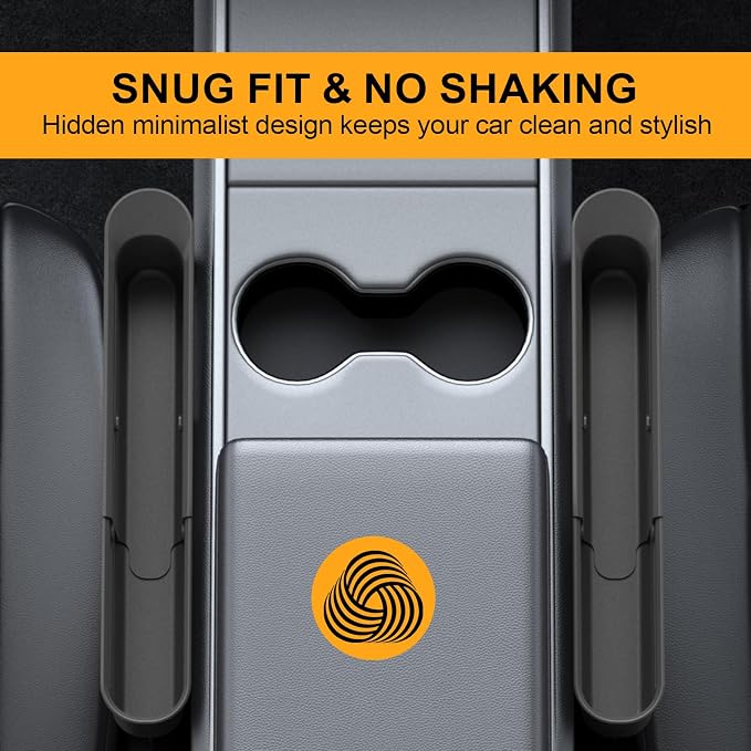Car Seat Gap Filler Organizer, Expandable Seat Gap Filler with Storage Slot, Anti-Drop Car Seat Gap Organizer for Phone, Keys, Wallet, Universal Fit for Car SUV Truck