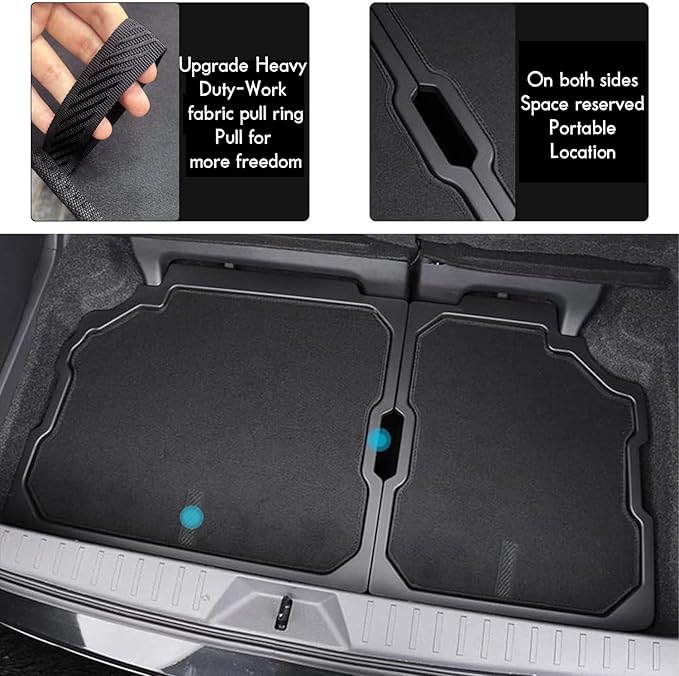 2024 for Toyota Sienna Trunk Tray，compatible with Toyota Sienna 2024 2023 2022 2021 Trunk Cargo Organizer，New Small Items Organizer