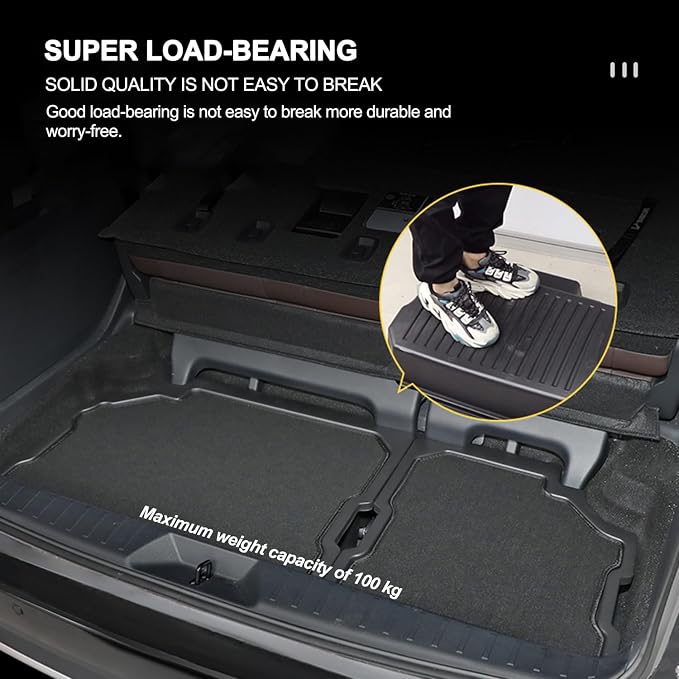 2024 for Toyota Sienna Trunk Tray，compatible with Toyota Sienna 2024 2023 2022 2021 Trunk Cargo Organizer，New Small Items Organizer
