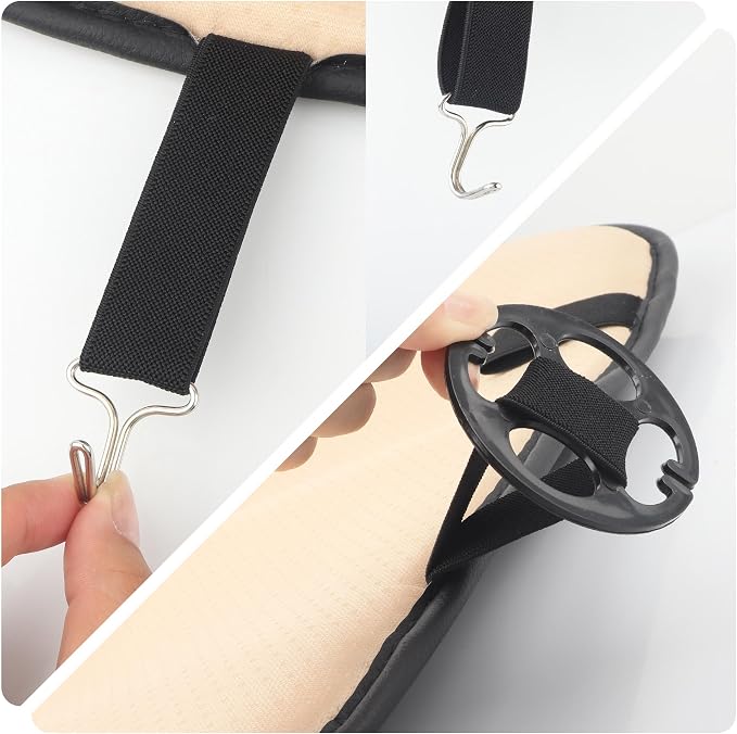 Stacool 24PCS Seat Covers for Cars Hooks,12 Plastic Car Seat Cover Chucks + 12 Metal Hooks for Car Accessories Seat Covers Replacement,Universal Car Fastener Kit Fit All Car Seat Cover
