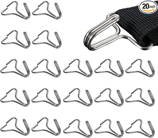 DXNQ 20 PCS Car Seat Cover Hooks, Fixing Hanger Fastener Locking Clip for Car Headrest Cover, Fixing Hook for Vehicle Seat Cushion Mat Installation Replacements, Car Accessories