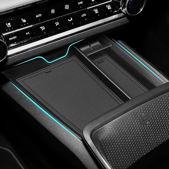 Center Console Organizer Compatible with Chevy 2025 2026 Equinox ABS Material Center Console Insert Tray Secondary Storage Box (Not for Equinox EV)