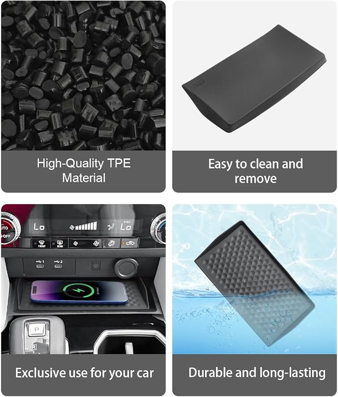 CDEFG for 2025 2026 Outlander Center Console Organizer for 2025 2026 Outlander Accessories Middle Console Storage Box Wireless Charging Cover