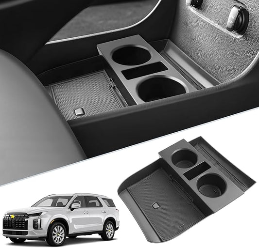 SKTU for 2023 2024 2025 Hyundai Palisade Center Console Organizer 2023-2025 Palisade Under Center Console Tray 2024 Palisade Armrest Box Hyundai Palisade 2024 2025 Accessories (Lower Organizer)