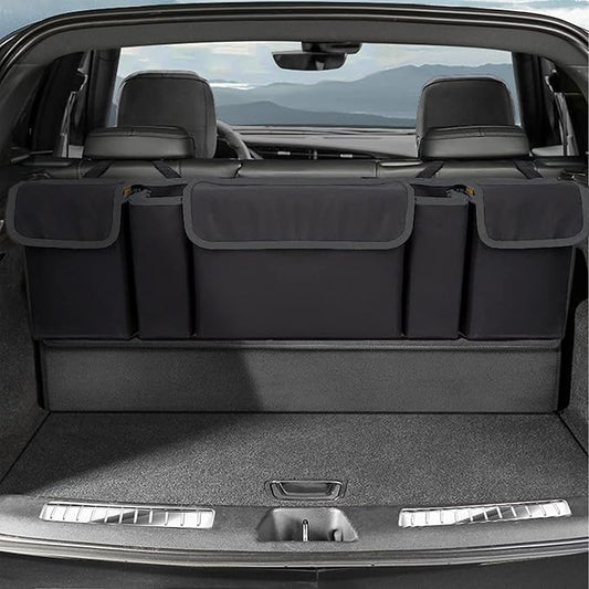 AOPHY Car Organizers and Storage, Backseat Hanging Organizer with 5 Pockets, Waterproof Collapsible Large Capacity Organization Bag, Interior Accessories Trunk Organizer for Car, SUV, Truck, MPV
