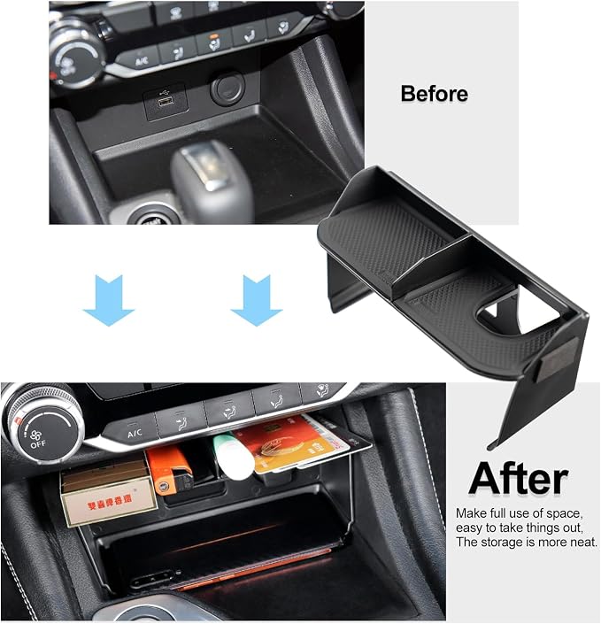 2pcs Compatible with Nissan Sentra 2025 2024 2023 2022 2021 2020 Accessories Car Center Console Organizer Armrest Cover Armrest Storage Box Tray Insert Glove Pallet