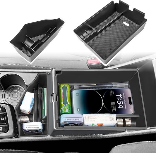 Center Console Organizer Compatible with Kia Sportage NQ5 Hybrid 2023-2025 2026 Armrest Storage Box Middle Console Tray Interior Accessories-Hybrid Edition with Electronic Transmission ONLY