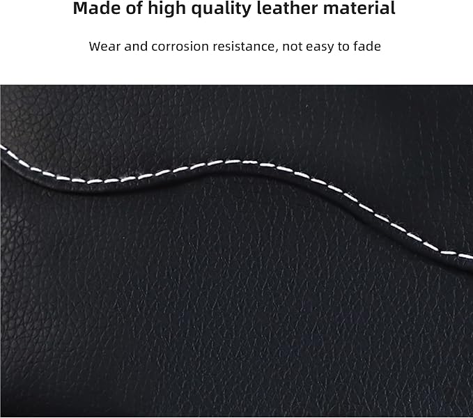 SUJADE YAKEFLY Car Seat Side Pocket Organizer, PU Leather Cell Phone & Sunglasses Holder, Gap Filler, Mini Storage Bag