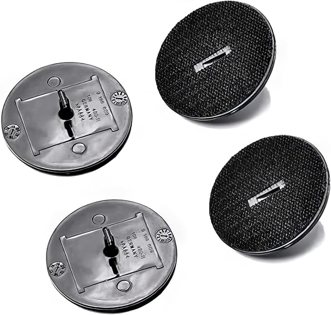 OTUAYAUTO 4PCS Floor Mat Fastener - Replacement for BMW Carmats Fixation Clips with T-Hook Anchor for Velour Carpet