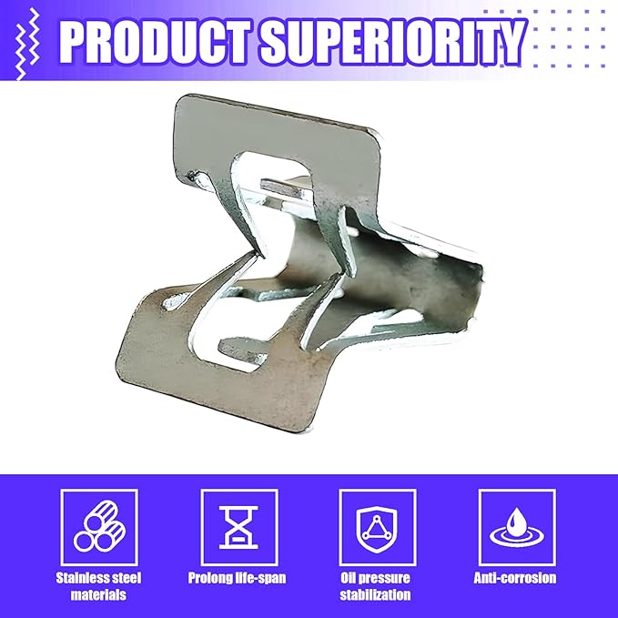 Downhill 15 PCS Automotive Central Control Console Dashboard Interior Panel Clips, Universal Dash Panel Retainer Clips, Metal Lift Door Trim Panel Fixer, for Most Car (Silver)