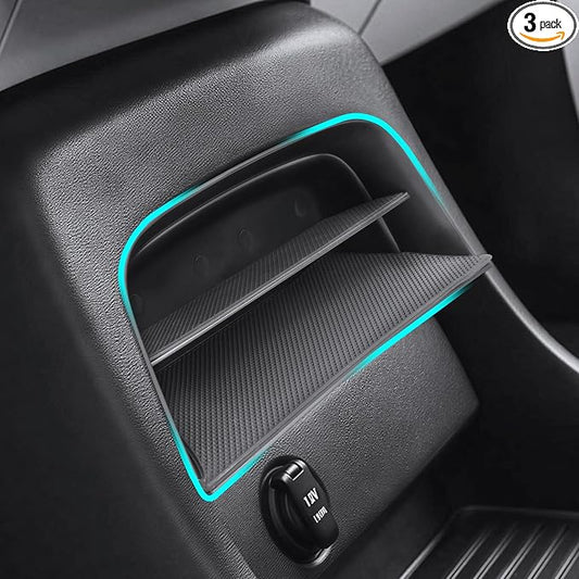 SHAOHAO for 2026 Hyundai Palisade Lower Organizer for 2026 Hyundai Palisade Calligraphy Accessories Under Console Organizer Tray 2026 Pliasade Hybrid Space Expand Storage Box (Only for 7-Seat)