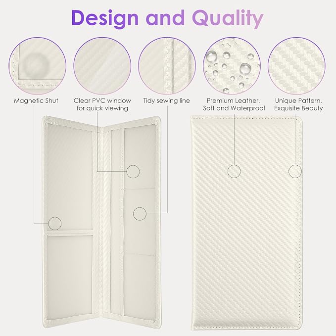 Car Registration and Insurance Holder，Colour Patterns Men Women Car License Document Registration and Insurance Card Holder