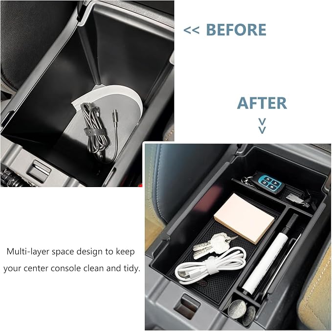 Console Console Organizer Storage Tray Accessories fits for 2024-2025 2026 Subaru Crosstrek, 2024 2025 2026 Subaru Impreza