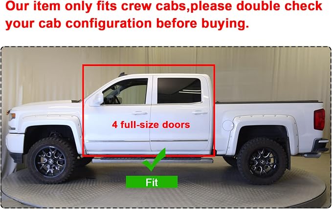 ECOTRIC Under Seat Storage Box Compatible with Crew Cab 2007-2018 Silverado 2007-2019 GMC Sierra 1500 2500HD 3500HD Under Seat Storage Container Replacement for #23183674