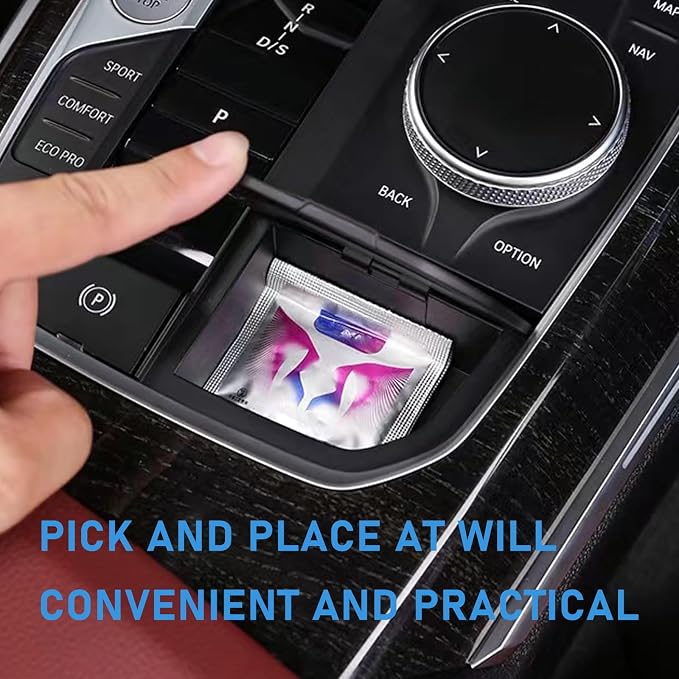Center Console Organizer for BMW X3 iX3 X4 Accessories,Car Hidden Storage Box for BMW X3 X4 M2 M3 i3 M4 2019-2023 ABS Center Console Organizer Storage Box M3 328i 330i