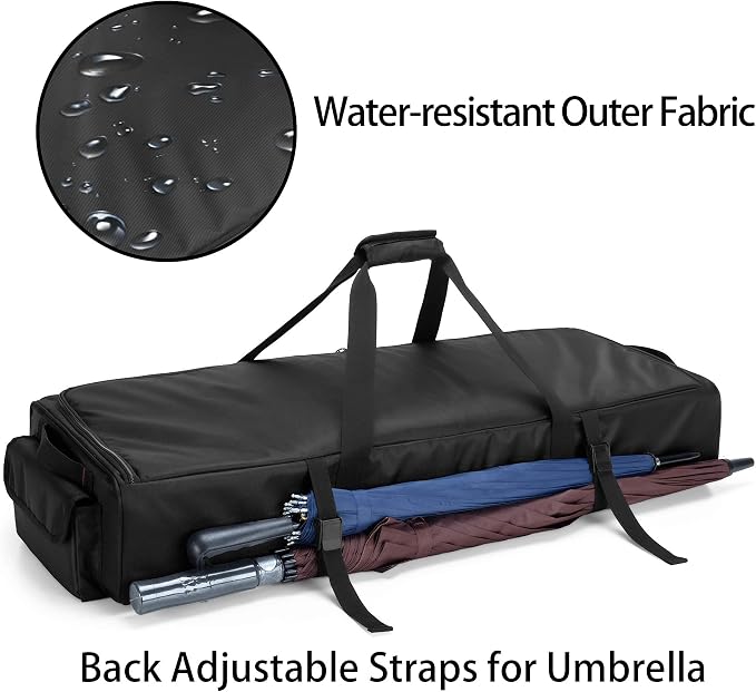 samdew Underseat Storage Bag Fit for SuperCrew Cab, Truck Under Seat Organizer with 4 Detachable Inner Dividers & Anti-slip Bottom for Full Size Trucks, Black