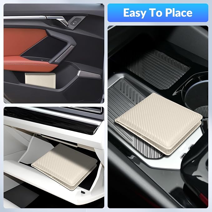 Car Registration and Insurance Card Holder，Vehicle Glove Box Car Organizer，Accessories Case for Storing Driving Licences, Cards, Documents