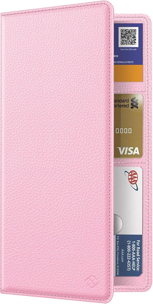 FINPAC Car Registration and Insurance Card Holder, Vehicle Glove Box Card Organizer Wallet Automobile Accessories for License