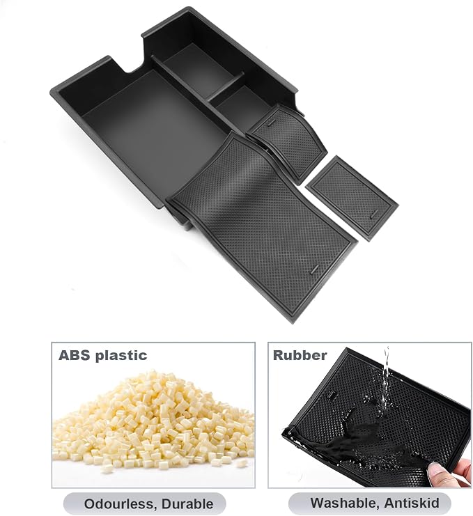 SKTU for 2024 2025 2026 Lexus GX550 Accessories Center Console Organizer for 2024 2025 2026 Lexus GX550 (Premium/Luxury/Overtrail) Console Tray GX550 Middle Console Organizer (NOT Fit for Cool Box)