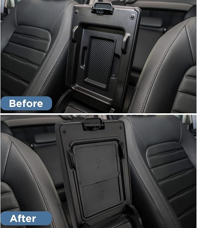 3PCS Center Console Organizer Compatible with 2023-2026 Honda CRV Accessories Armrest Hidden Drawer Storage Box for 2024 Honda CR-V Accessories
