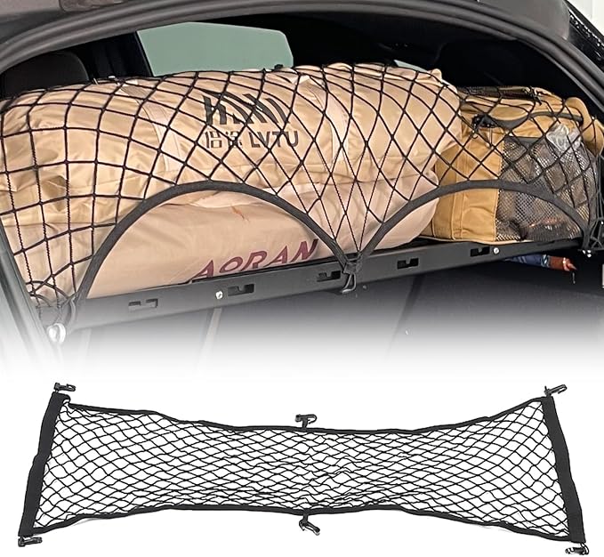 HIGH FLYING for Toyota Prado J150/Lexus GX460 Car Molle Panels Storage Modular System Trunk Shelf Organizer Rear Cargo Racks (Accessories C)