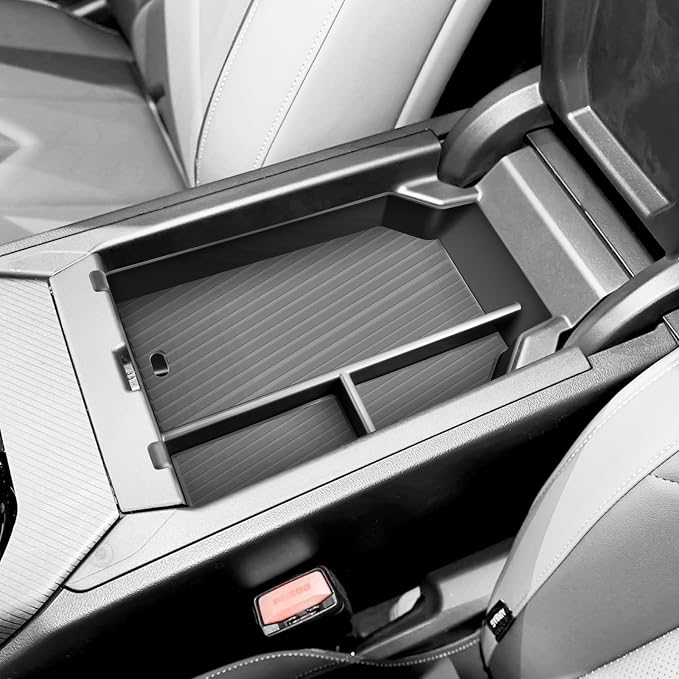 SHAOHAO for 2025 2026 BMW X3 Center Console Organizer Fit for 2025 2026 BMW X3 Accessories (30 xDrive, M50 xDrive) Console Tray 2025 2026 X3 Expand Space Storage Box Insert Tray