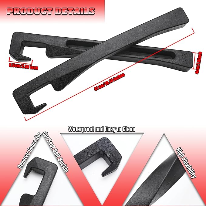 Honda HRV HR-V Seat Gap Filler, Car Seat Gap Filler Organizer Stop Things from Dropping Customized Interior Accessories for Honda, Black Pack of 2