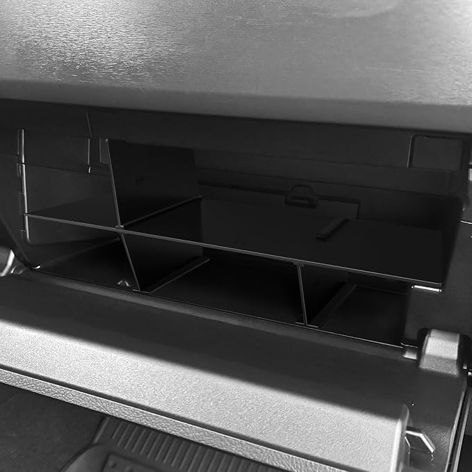Hellet Glove Box Organizer Compatible with Toyota 2010-2020 2021 2022 2023 2024 4Runner Accessories Center Console Organizer Insert Compartment Tray