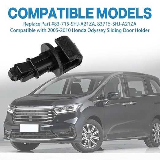 6 Pack Sunshade Hook Clips Replacement, Sun Shade Holder Compatible with 2005-2010 Select Model Sliding Door, Sunshade Clip Kit for Rear Side Windows, #83-715-SHJ-A21ZA 83715-SHJ-A21ZA