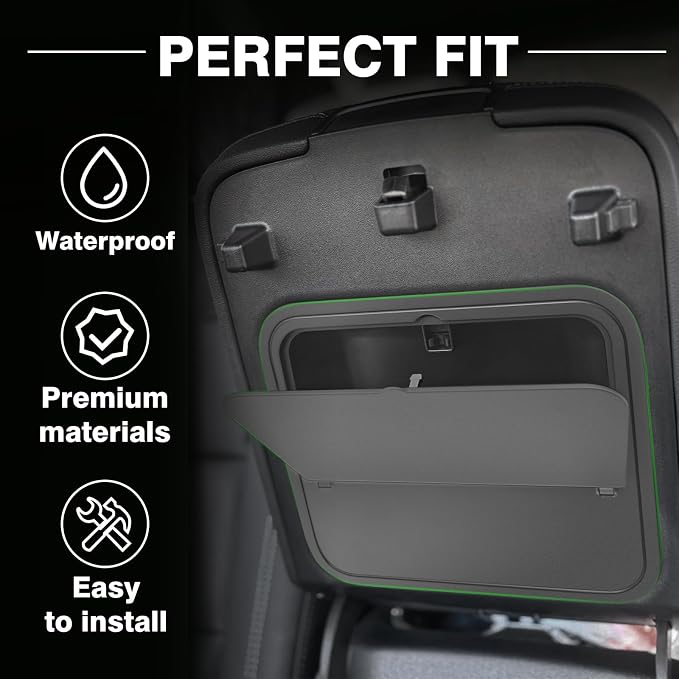 Muslogy Center Console Organizer&Hidden Storage Box Compatible with 2024-2026 GMC Acadia/Chevy Traverse&2025 2026 Buick Enclave Accessories Interior Storage Insert Tray Secret Compartment Coin Holder