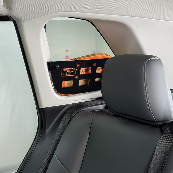 HIGH FLYING for Toyota RAV4 2026 2027 Car Accessories Modular Storage Molle Panel Cargo Shelf Organizer Luggage Carrier Rack Aluminum Alloy (Storage Box A)