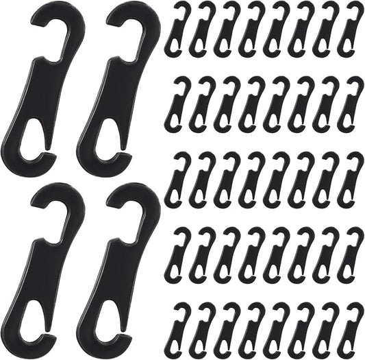 Veemoon 200PCS Car Seat Cover Hooks 1.38inch Seat Cover Clips Accessories