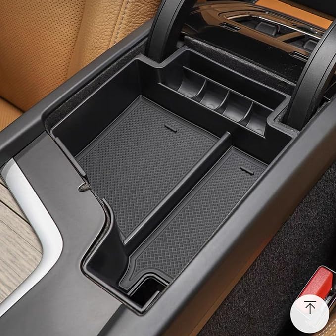 For Volvo Accessories Insert Armrest Tray Center Console Organizer, （2018-2026） xc60 （2015-2026） XC90 S90 S60 V60 V90 Middle Console Organizer Tray, Storage Box (XC90 XC60 S60 Box)