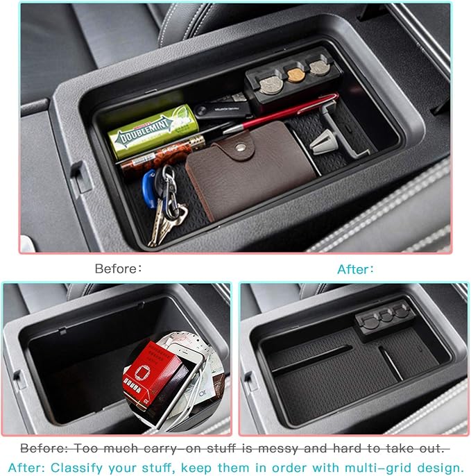 CDEFG Center Console Accessory Organizer for 2019 2020 2021 2022 2023 2024 2025 Nissan Altima, Middle Console Armrest Insert Tray Coin Container Storage Box 2019-2025 Altima Accessories